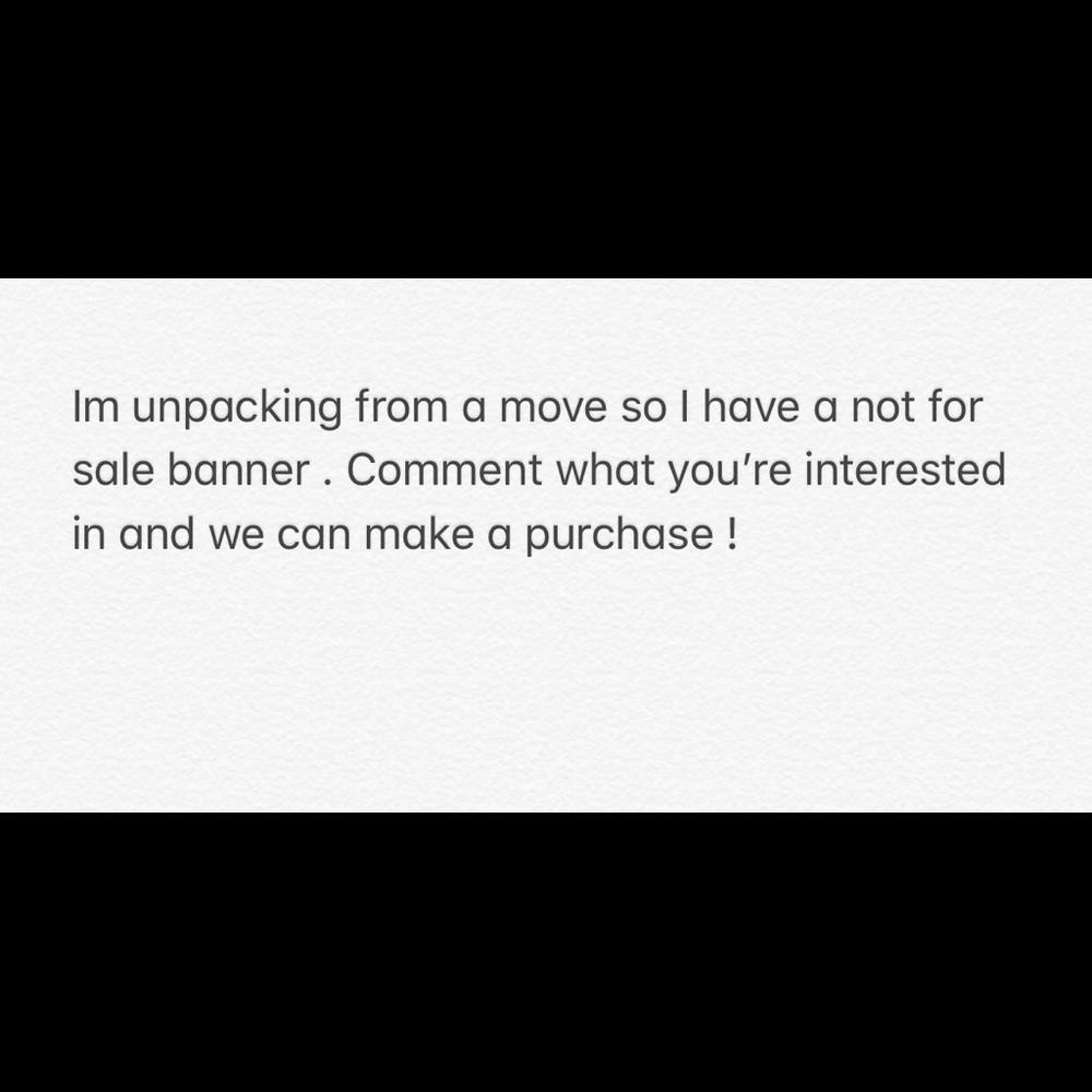 Please comment if you’re interested